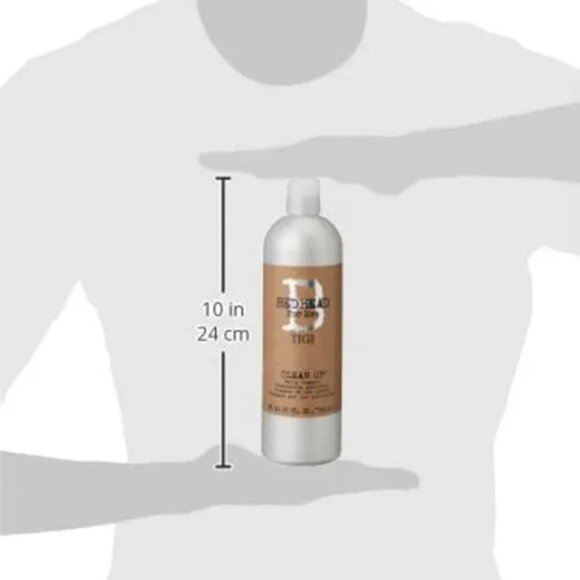 Bed Head for Men by TIGI Clean Up Mens Peppermint Conditioner Normal Hair 750ml - Picture 3 of 3